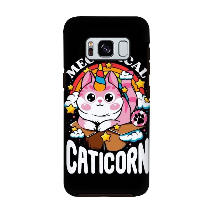 Galaxy S8 StrongFit Cute Meowgical Caticorn by LM2Kone