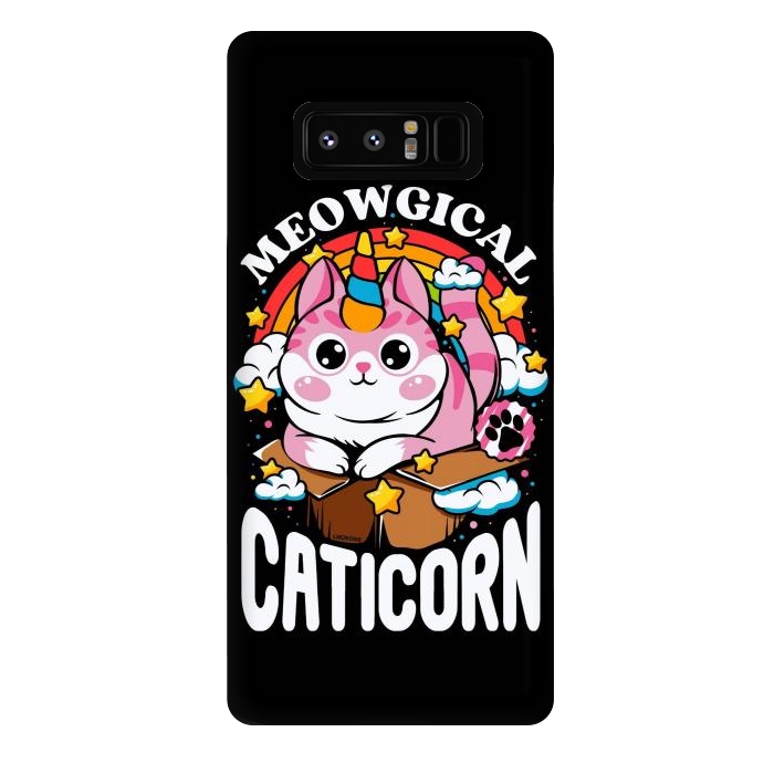Galaxy Note 8 StrongFit Cute Meowgical Caticorn by LM2Kone