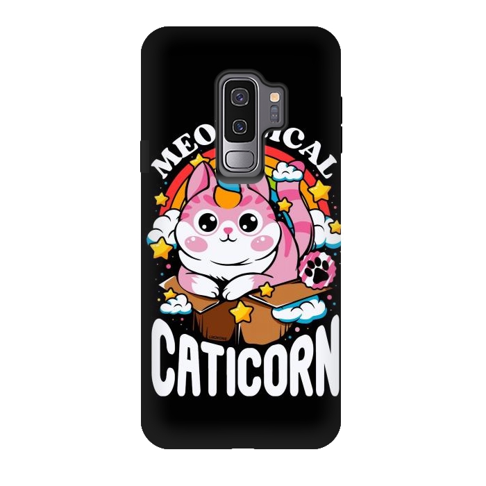 Galaxy S9 plus StrongFit Cute Meowgical Caticorn by LM2Kone