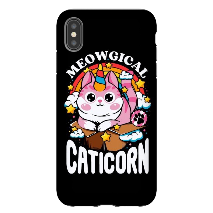iPhone Xs Max StrongFit Cute Meowgical Caticorn by LM2Kone