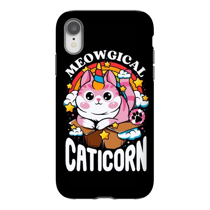 iPhone Xr StrongFit Cute Meowgical Caticorn by LM2Kone