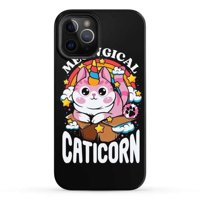 iPhone 12 Pro StrongFit Cute Meowgical Caticorn by LM2Kone