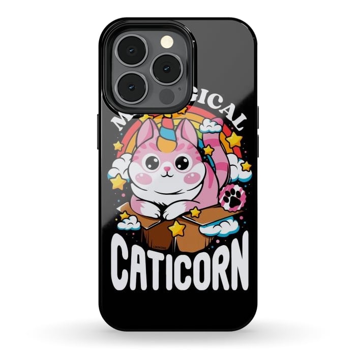iPhone 13 pro StrongFit Cute Meowgical Caticorn by LM2Kone