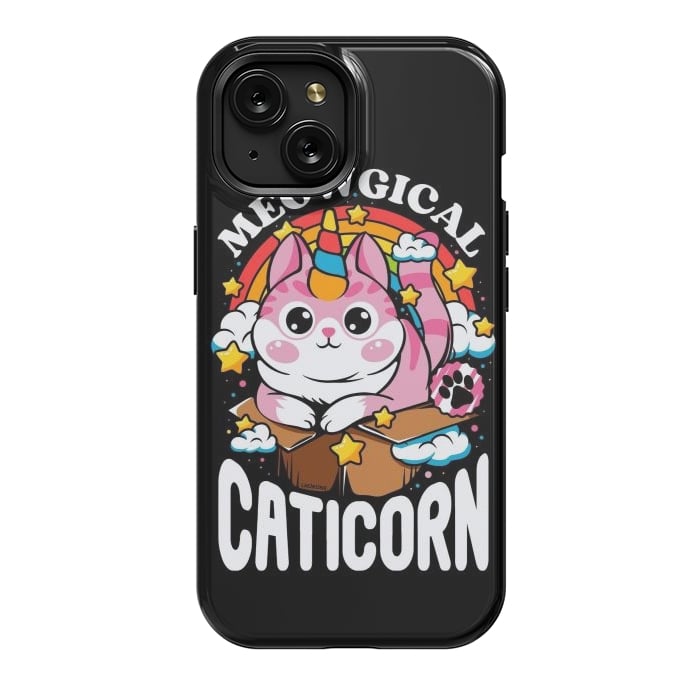 iPhone 15 StrongFit Cute Meowgical Caticorn by LM2Kone