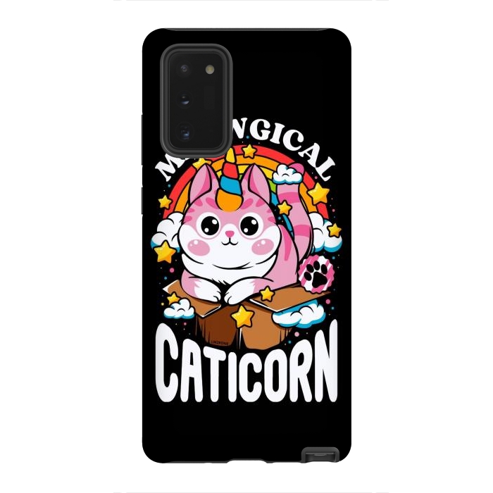Galaxy Note 20 StrongFit Cute Meowgical Caticorn by LM2Kone