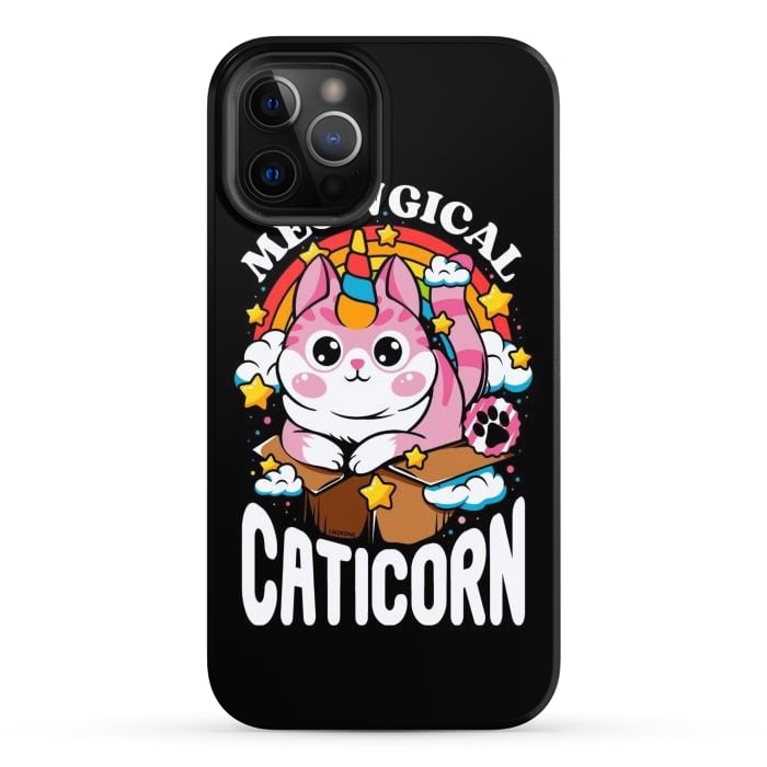 iPhone 12 Pro Max StrongFit Cute Meowgical Caticorn by LM2Kone