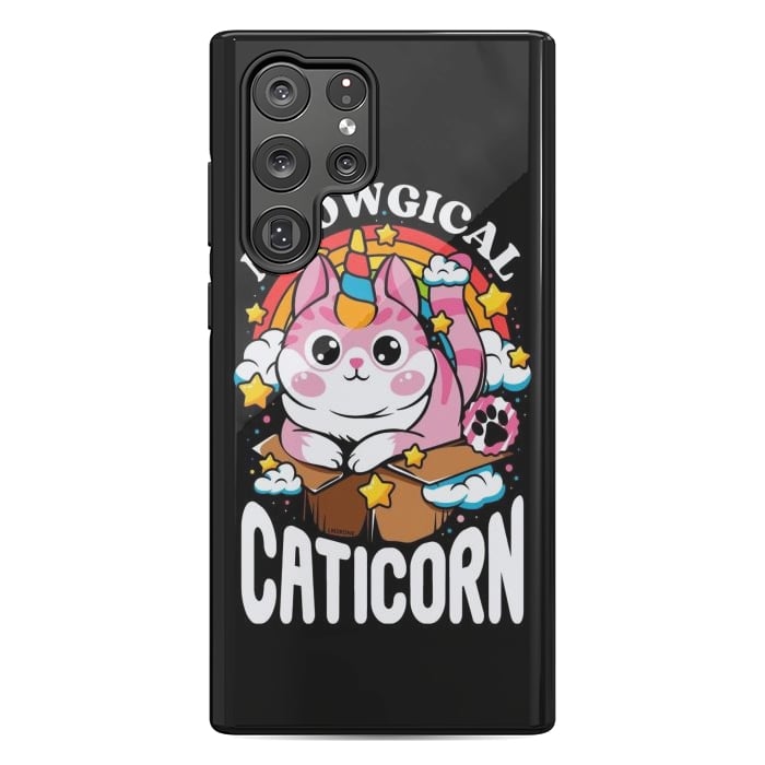 Galaxy S22 Ultra StrongFit Cute Meowgical Caticorn by LM2Kone
