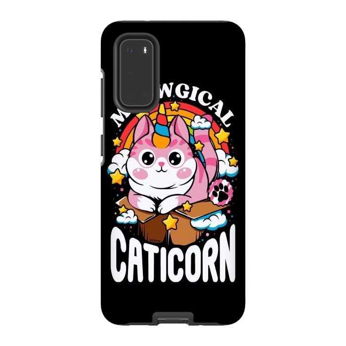 Galaxy S20 StrongFit Cute Meowgical Caticorn by LM2Kone