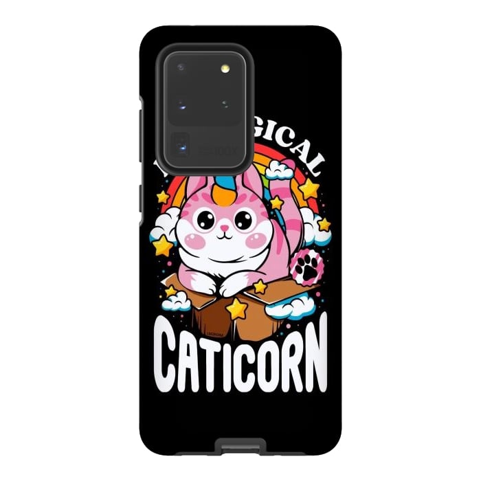 Galaxy S20 Ultra StrongFit Cute Meowgical Caticorn by LM2Kone