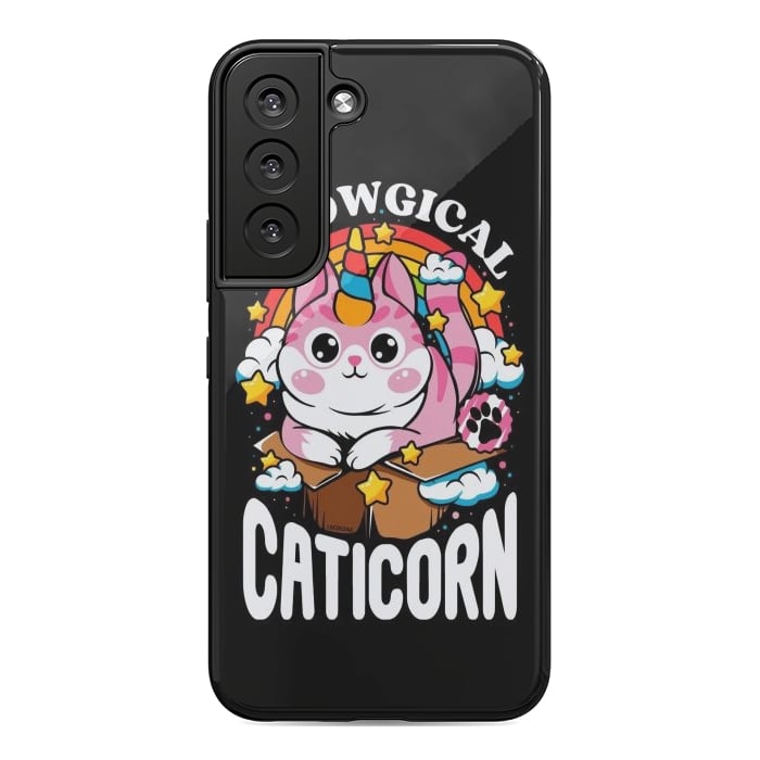 Galaxy S22 StrongFit Cute Meowgical Caticorn by LM2Kone