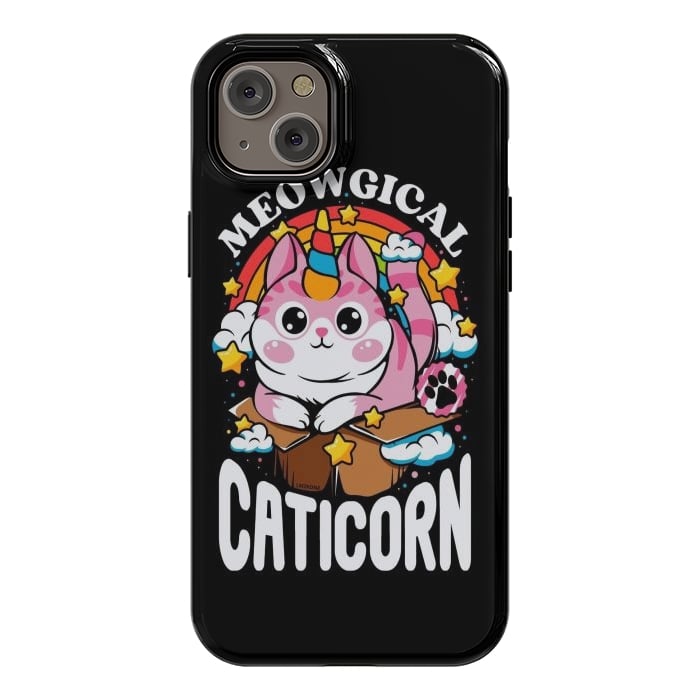 iPhone 14 Plus StrongFit Cute Meowgical Caticorn by LM2Kone