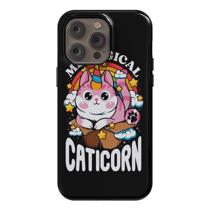iPhone 14 Pro max StrongFit Cute Meowgical Caticorn by LM2Kone