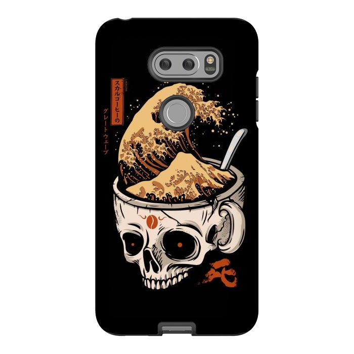 V30 StrongFit The Great Wave of Skull Coffee by LM2Kone