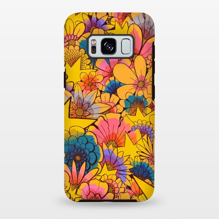 Galaxy S8 plus StrongFit Stars and flowers by Steve Wade (Swade)