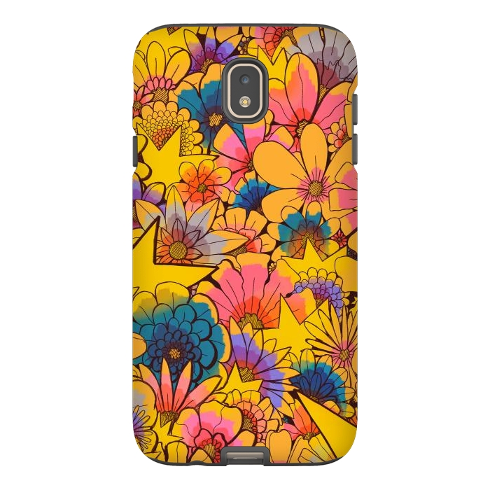 Galaxy J7 StrongFit Stars and flowers by Steve Wade (Swade)
