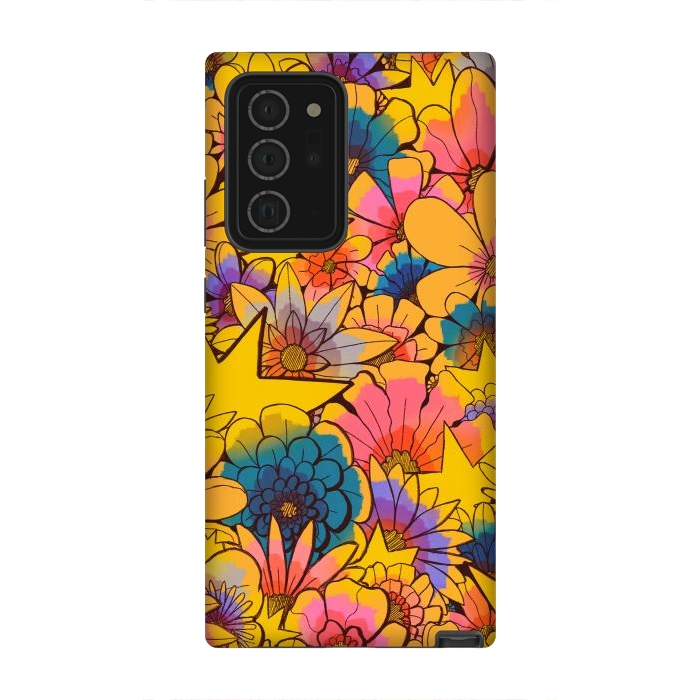 Galaxy Note 20 Ultra StrongFit Stars and flowers by Steve Wade (Swade)