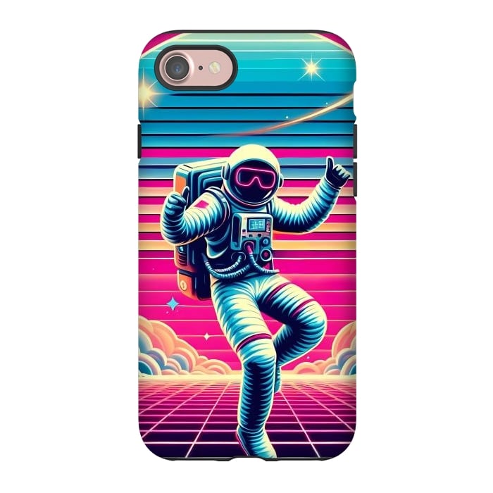 iPhone 7 StrongFit Astral Moves in Neon by JohnnyVillas