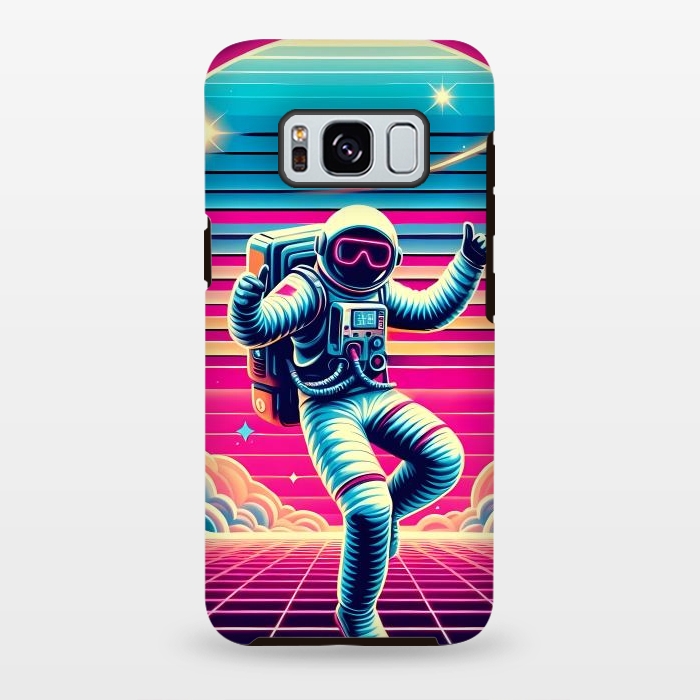 Galaxy S8 plus StrongFit Astral Moves in Neon by JohnnyVillas