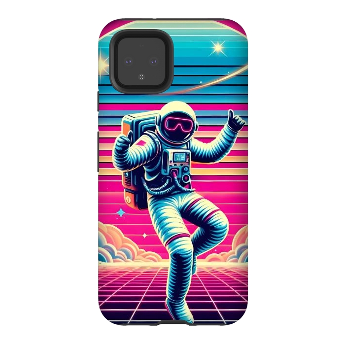 Pixel 4 StrongFit Astral Moves in Neon by JohnnyVillas