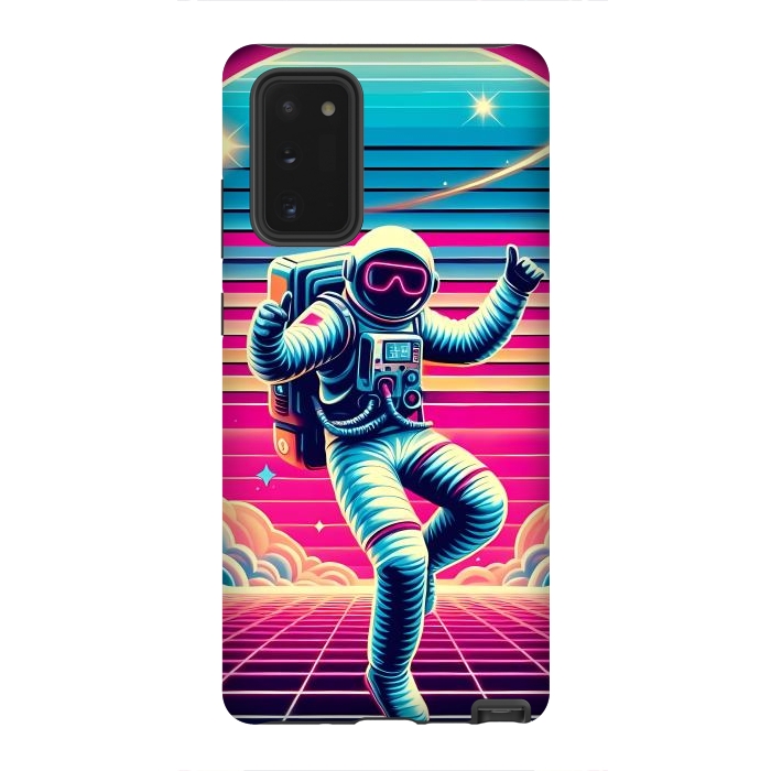 Galaxy Note 20 StrongFit Astral Moves in Neon by JohnnyVillas