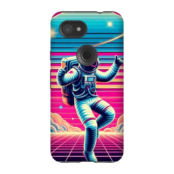 Pixel 3A StrongFit Astral Moves in Neon by JohnnyVillas