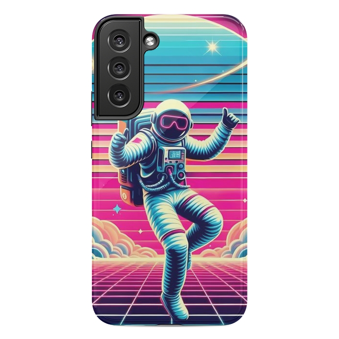 Galaxy S22 plus StrongFit Astral Moves in Neon by JohnnyVillas