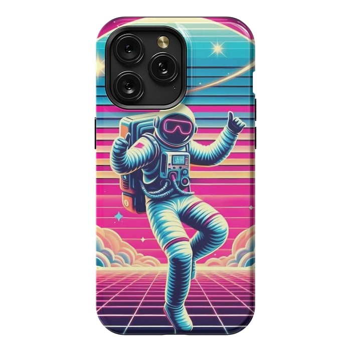 iPhone 15 Pro Max StrongFit Astral Moves in Neon by JohnnyVillas