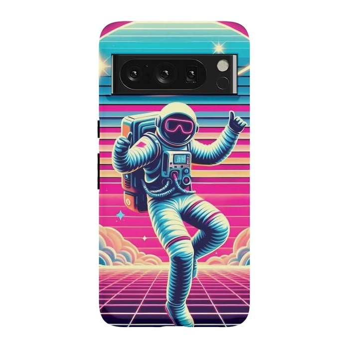 Pixel 8 Pro StrongFit Astral Moves in Neon by JohnnyVillas
