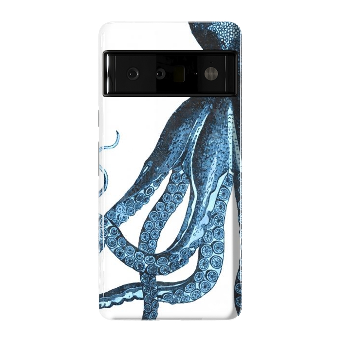 Pixel 6 Pro StrongFit Blue Octopus Illustration by Alemi