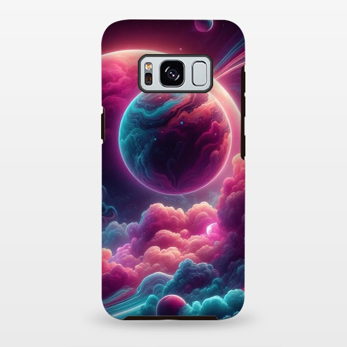 Galaxy S8 plus StrongFit Neon Universe by JohnnyVillas