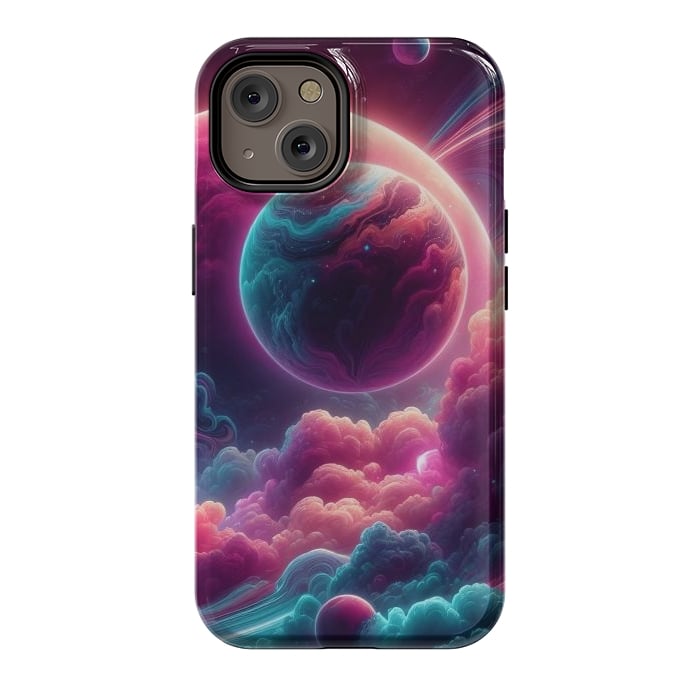 iPhone 14 StrongFit Neon Universe by JohnnyVillas