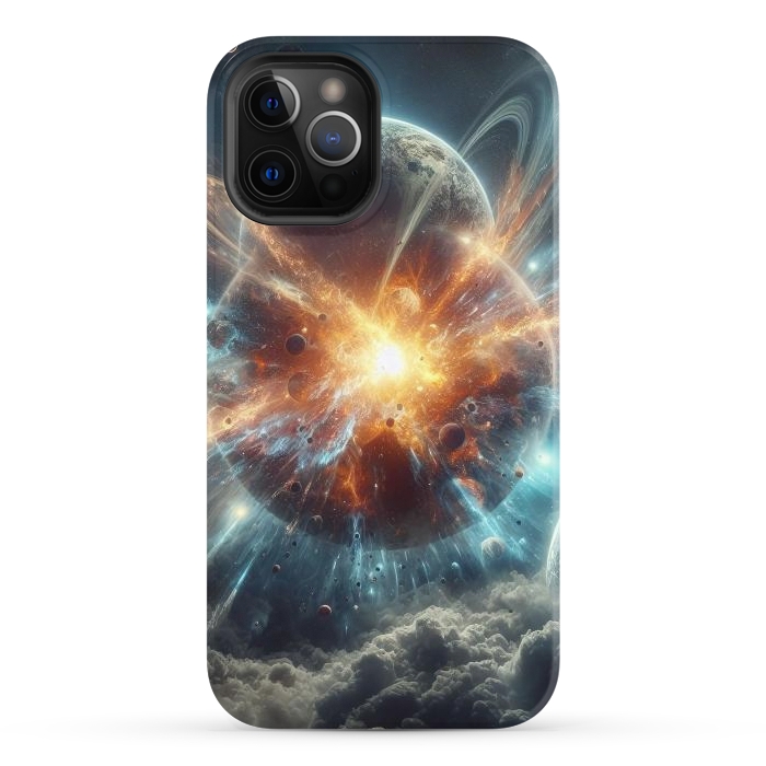 iPhone 12 Pro StrongFit Clash of Planets by JohnnyVillas