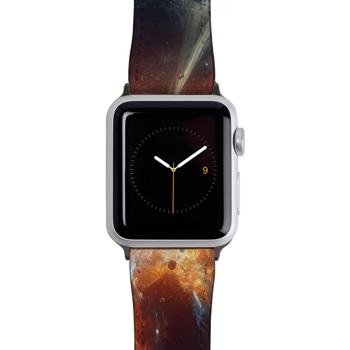 Watch 42mm / 44mm Strap PU leather Clash of Planets by JohnnyVillas