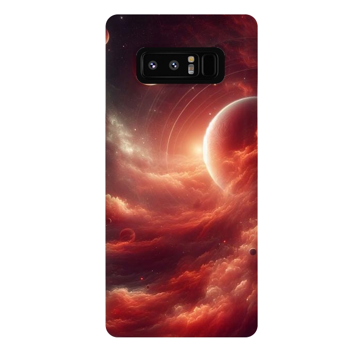 Galaxy Note 8 StrongFit Red Universe by JohnnyVillas