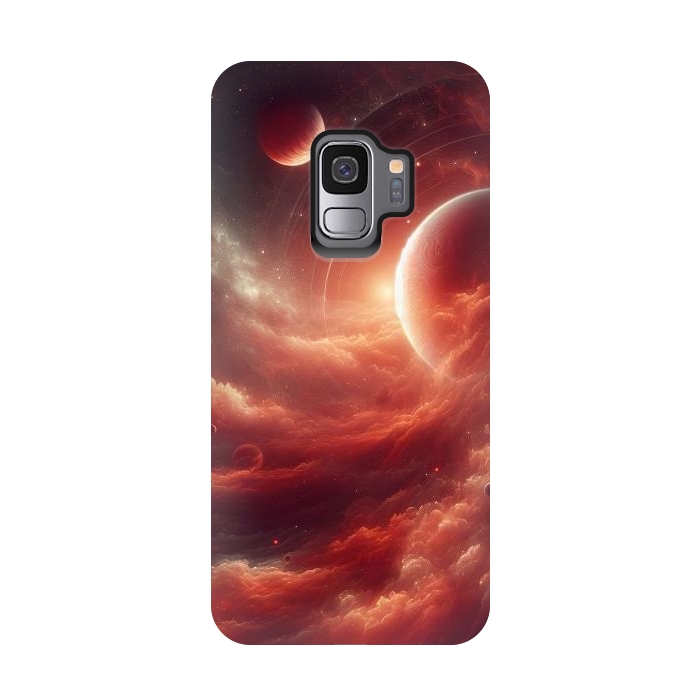Galaxy S9 StrongFit Red Universe by JohnnyVillas