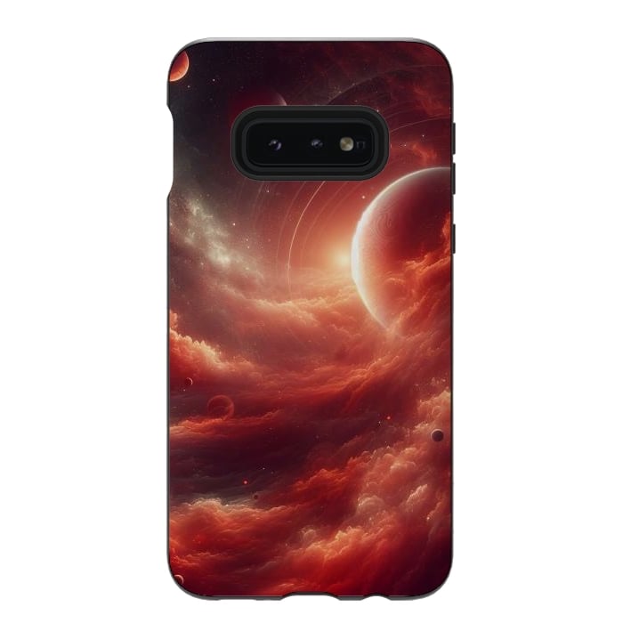 Galaxy S10e StrongFit Red Universe by JohnnyVillas