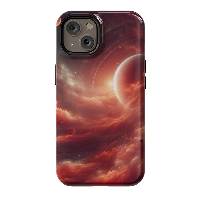 iPhone 14 StrongFit Red Universe by JohnnyVillas