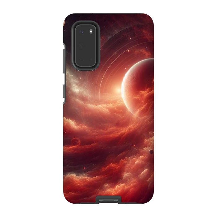 Galaxy S20 StrongFit Red Universe by JohnnyVillas