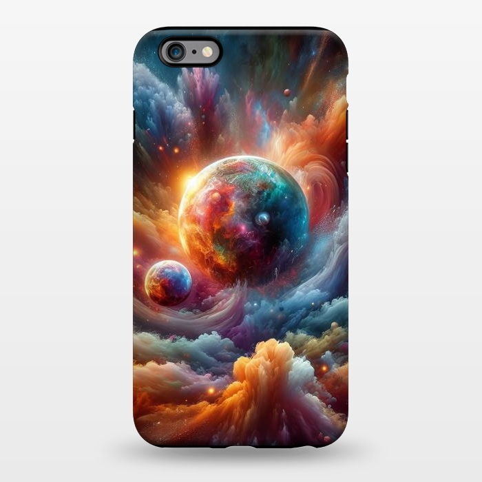 iPhone 6/6s plus StrongFit Splash Paint Universe by JohnnyVillas