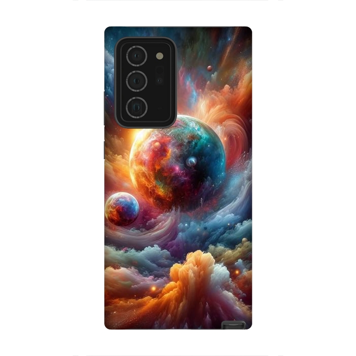 Galaxy Note 20 Ultra StrongFit Splash Paint Universe by JohnnyVillas