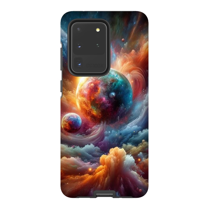 Galaxy S20 Ultra StrongFit Splash Paint Universe by JohnnyVillas