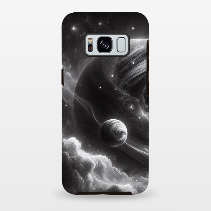 Galaxy S8 plus StrongFit B&W Universe by JohnnyVillas