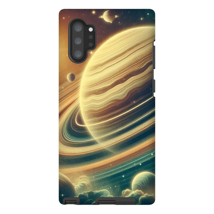 Galaxy Note 10 plus StrongFit Retro Universe by JohnnyVillas