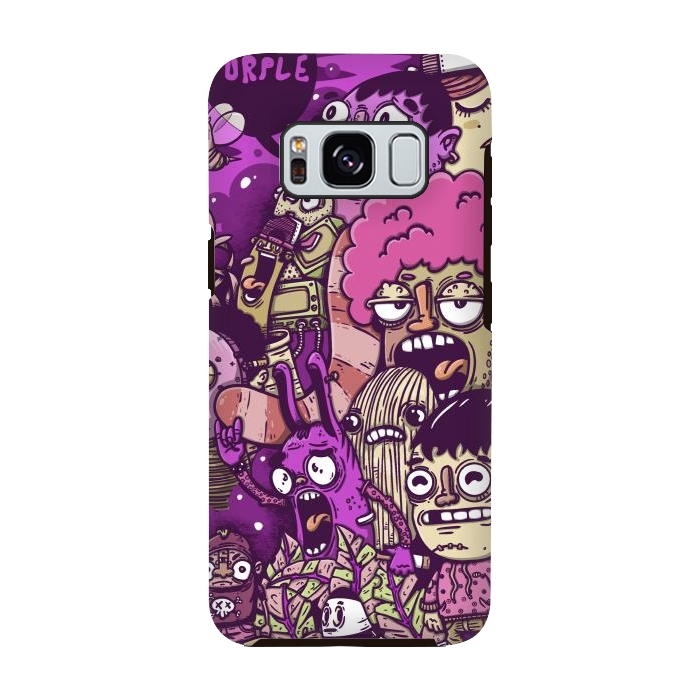 Galaxy S8 StrongFit purple project by Manuvila