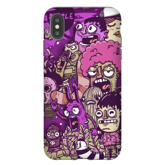 iPhone Xs Max StrongFit purple project by Manuvila