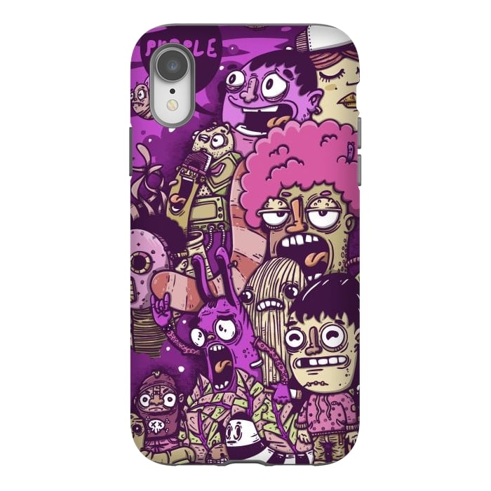 iPhone Xr StrongFit purple project by Manuvila