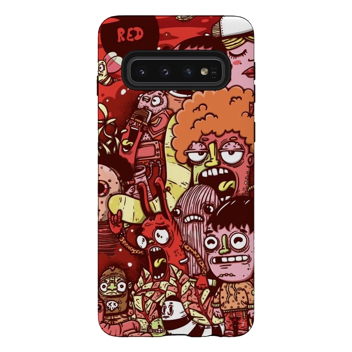 Galaxy S10 StrongFit red project by Manuvila