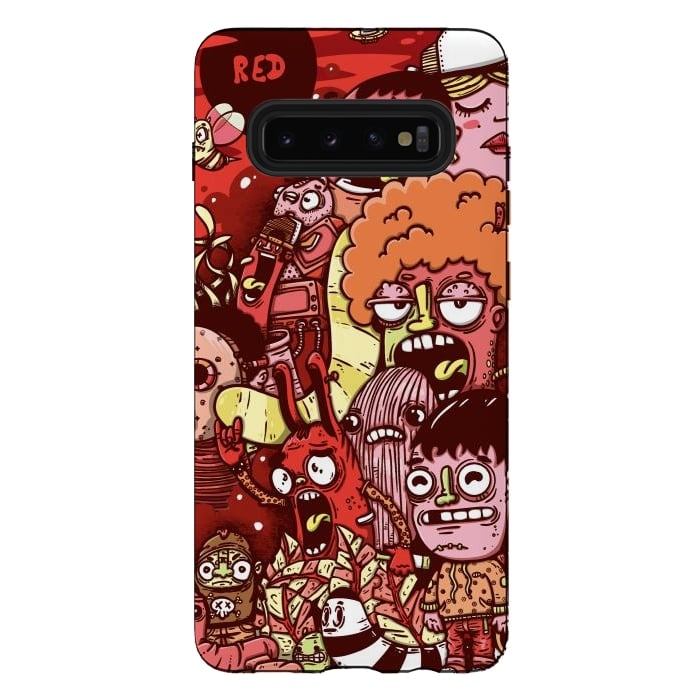 Galaxy S10 plus StrongFit red project by Manuvila