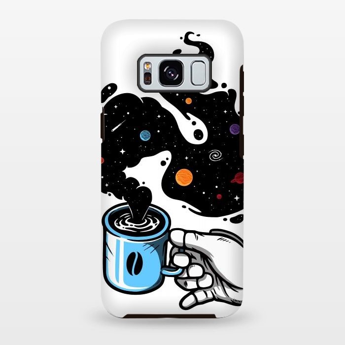 Galaxy S8 plus StrongFit Space Coffee by LM2Kone