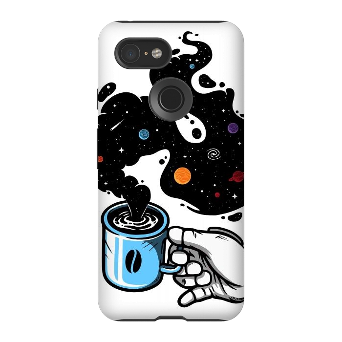 Pixel 3 StrongFit Space Coffee by LM2Kone